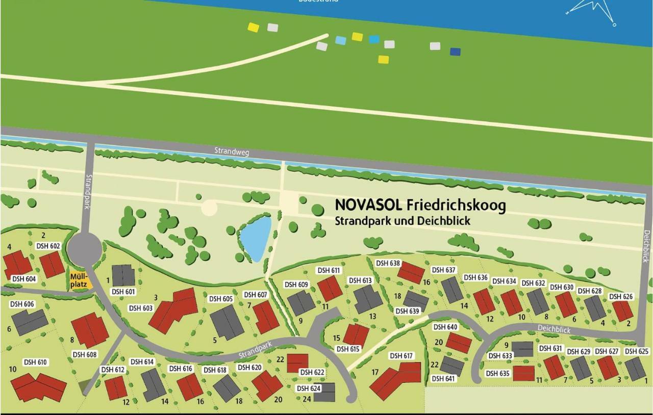 Villa Deichblick 9 - Dorf 2 G Friedrichskoog Exterior foto